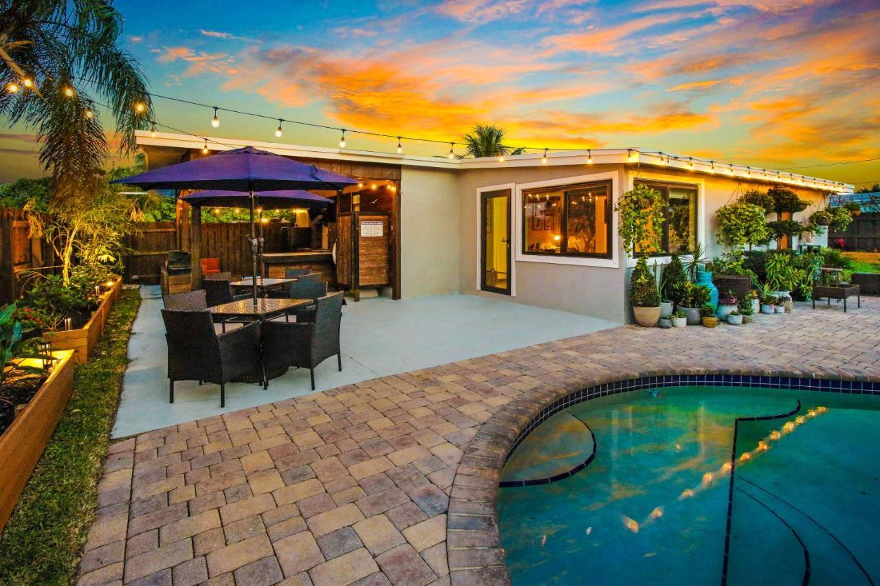 Private Heated Pool Oasis Pet-Friendly Retreat Short Or Long Stays Sleeps 2-8 Ppl Pompano Beach Zewnętrze zdjęcie