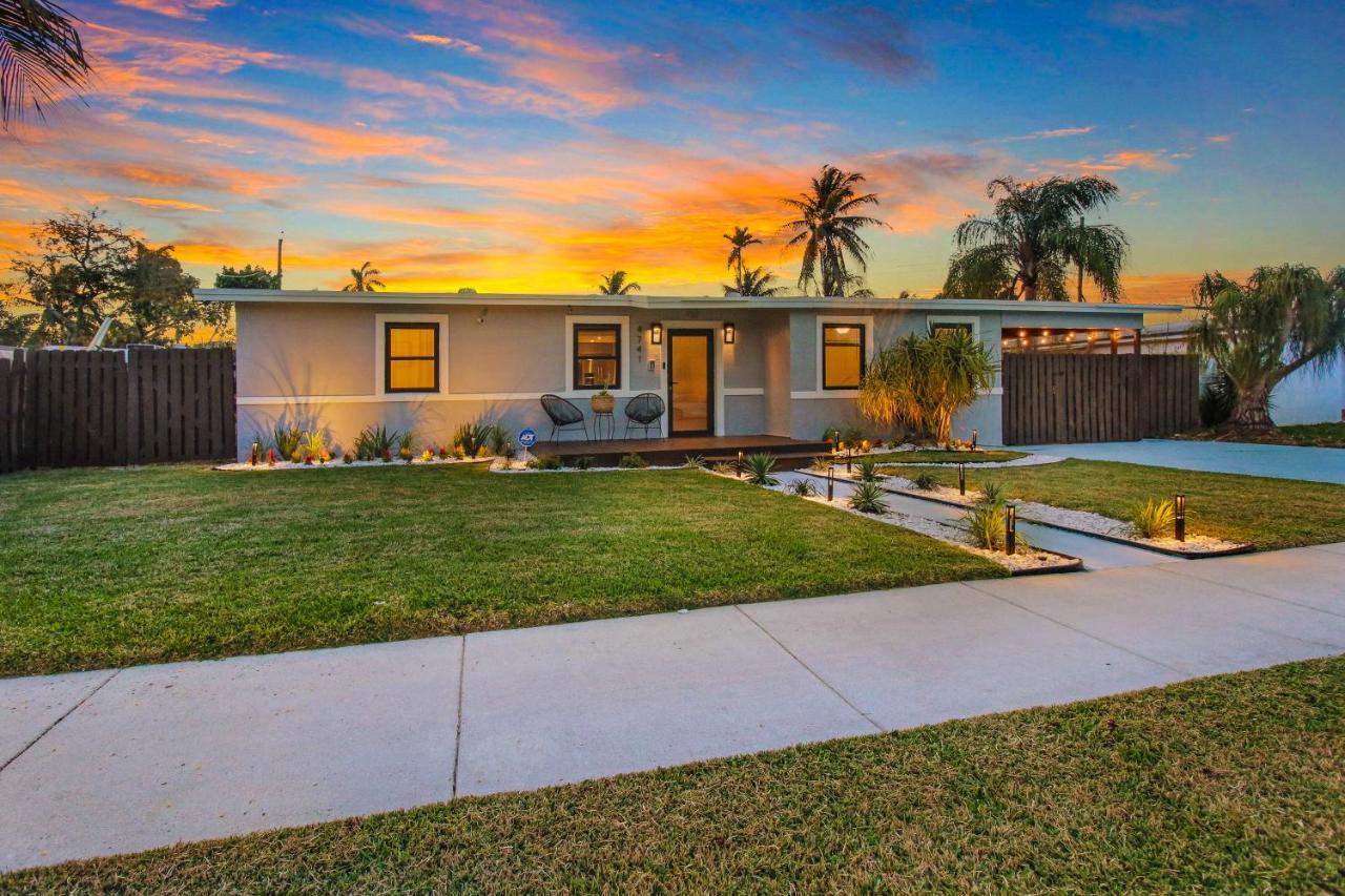 Private Heated Pool Oasis Pet-Friendly Retreat Short Or Long Stays Sleeps 2-8 Ppl Pompano Beach Zewnętrze zdjęcie
