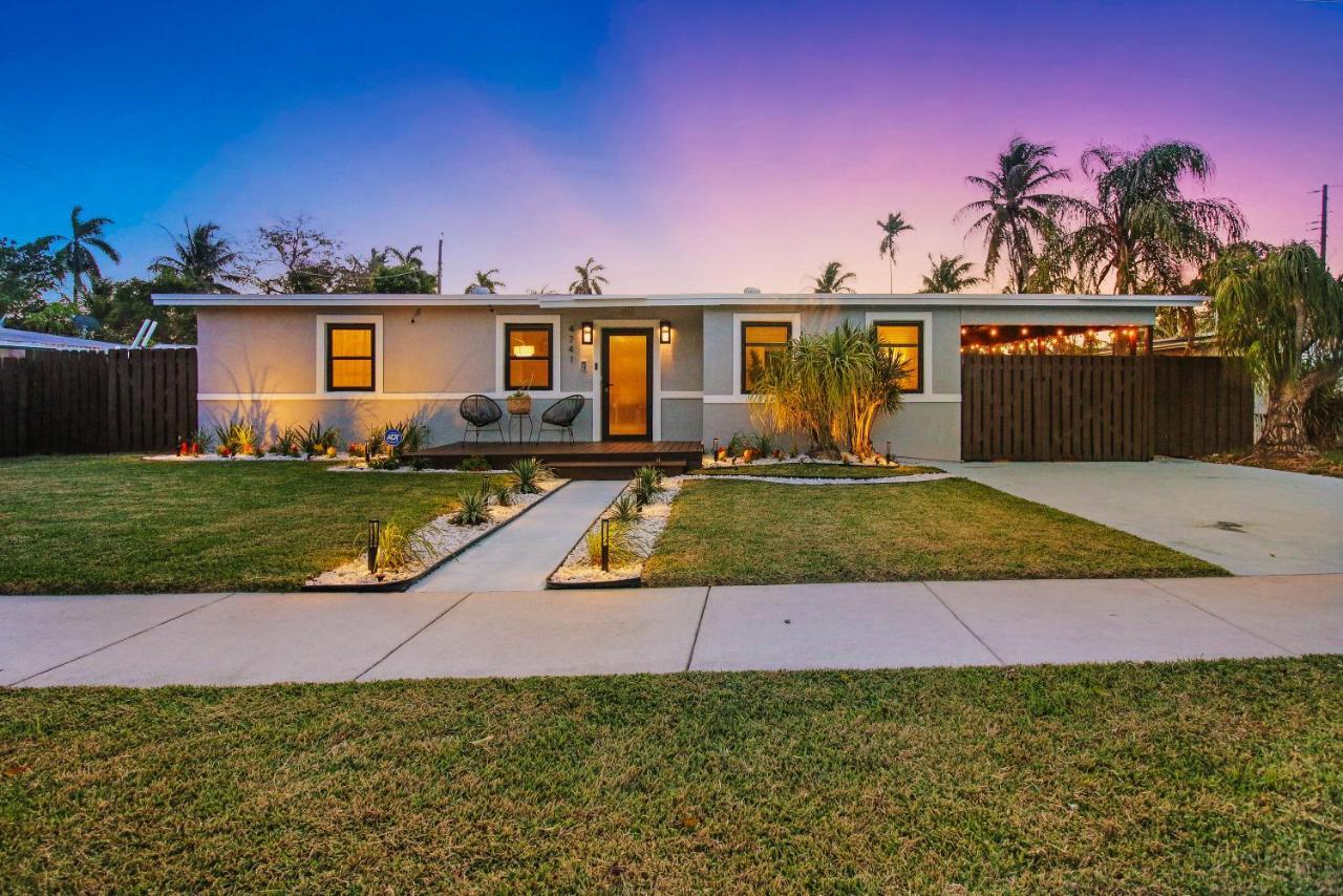 Private Heated Pool Oasis Pet-Friendly Retreat Short Or Long Stays Sleeps 2-8 Ppl Pompano Beach Zewnętrze zdjęcie